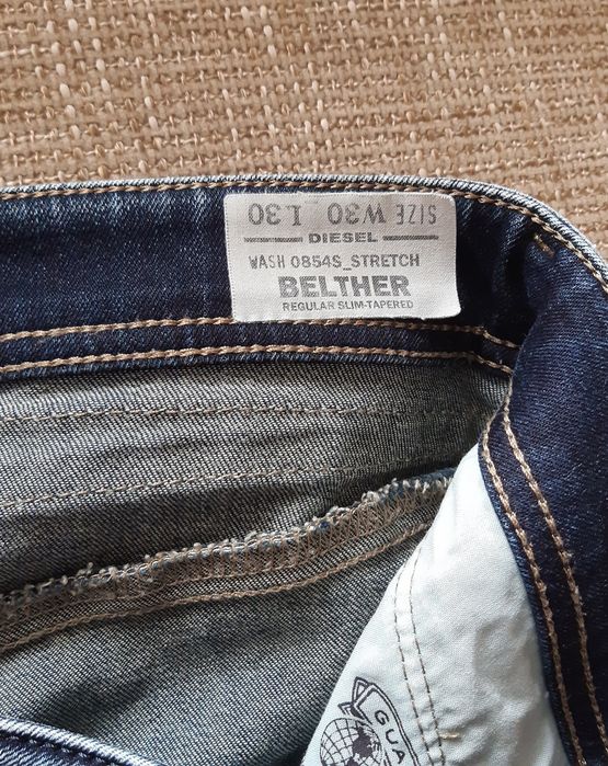 Чоловічі джинси  Diesel Belther 0854S  regular Slim-tapered, 30x 30
