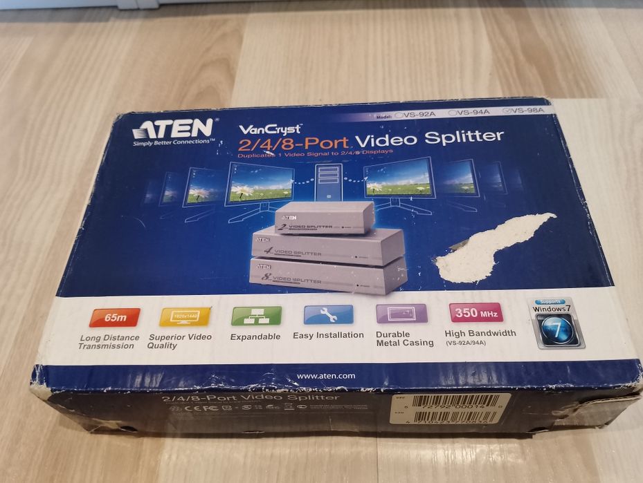 Spliter SVGA x 8 ATEN model VS-98A