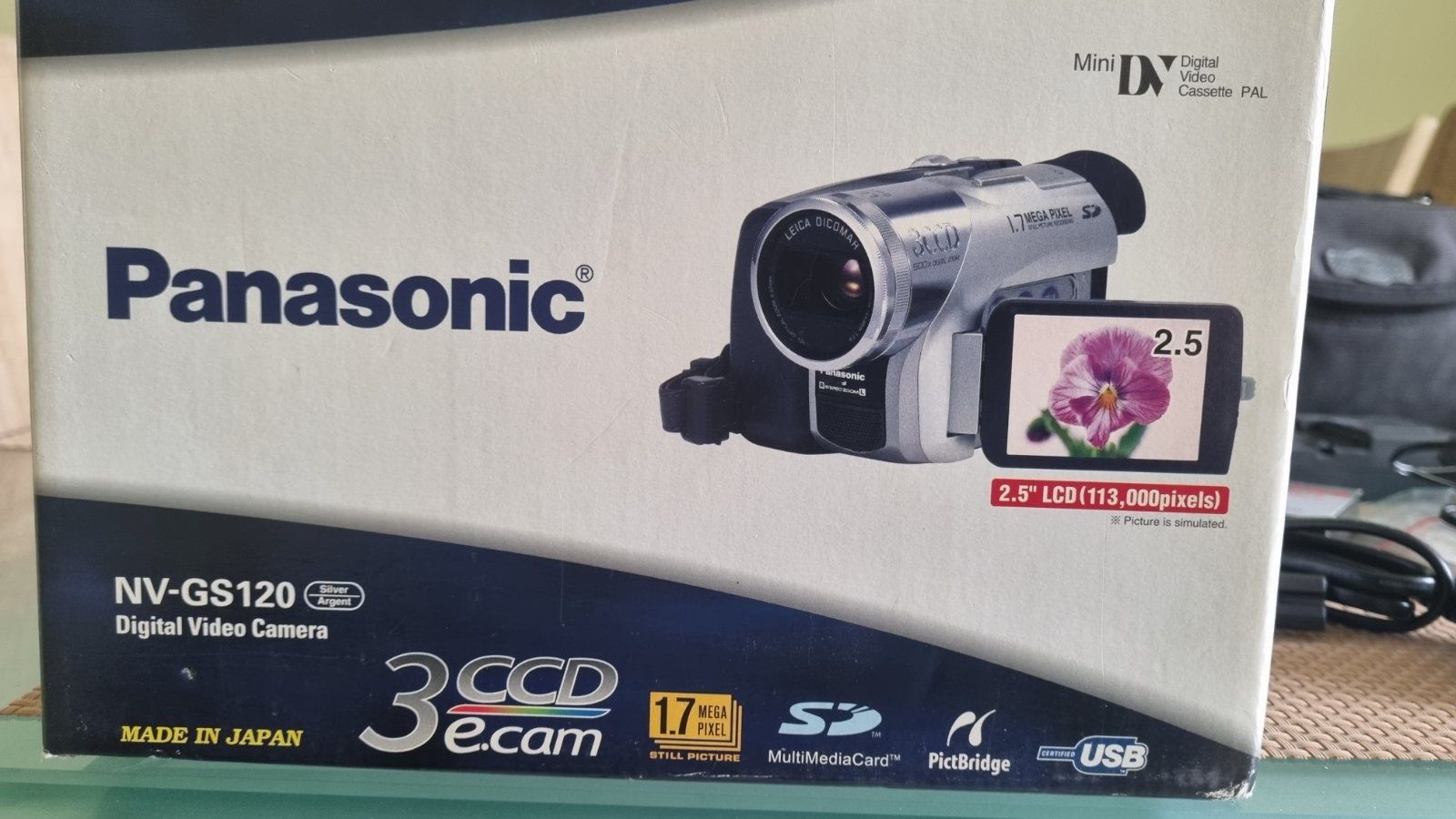 Відеокамера цифрова  Panasonic NV-GS120 (miniDV)