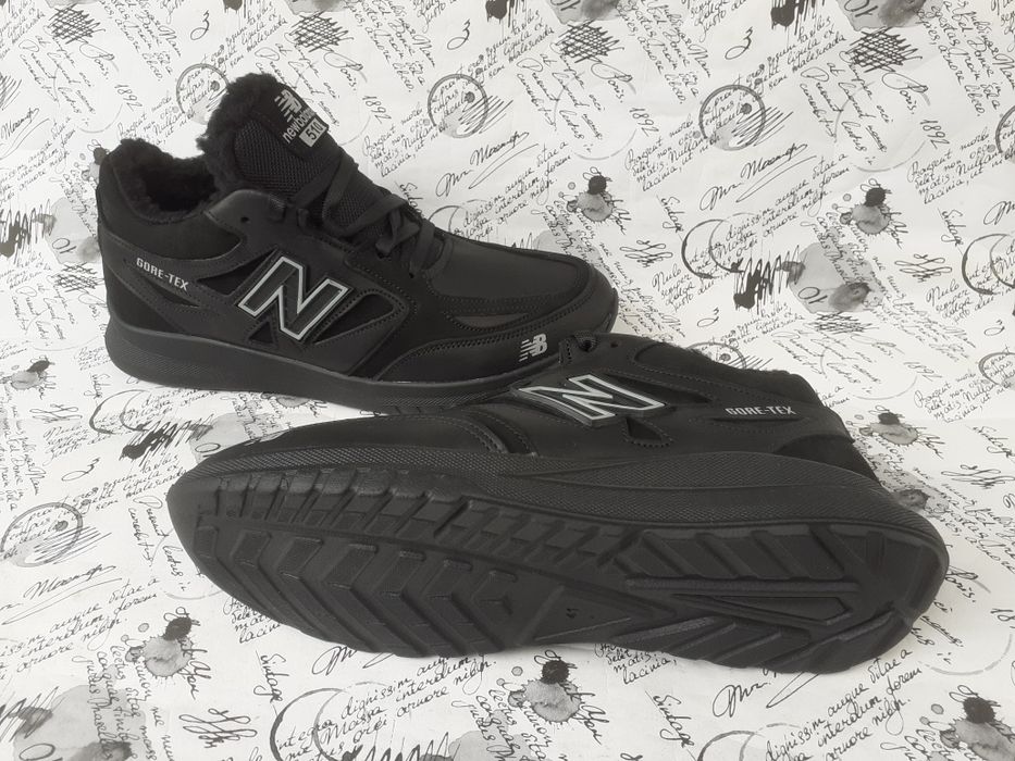 2 цвета NEW BALANCE 510 зимние кожаные кроссовки на меху красовки мех