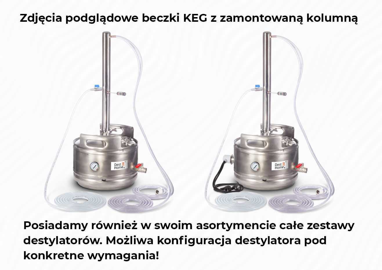 Zbiornik 25L KEG bimber destylator tri-clamp