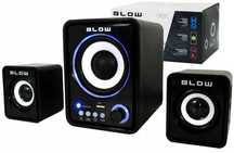 Zestaw głośników komputerowych 2.1 Blow MP3 czarne Powystawowe