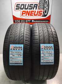 2 pneus semi novos Pirelli 225/55R16 RFT 95w Oferta dos Portes