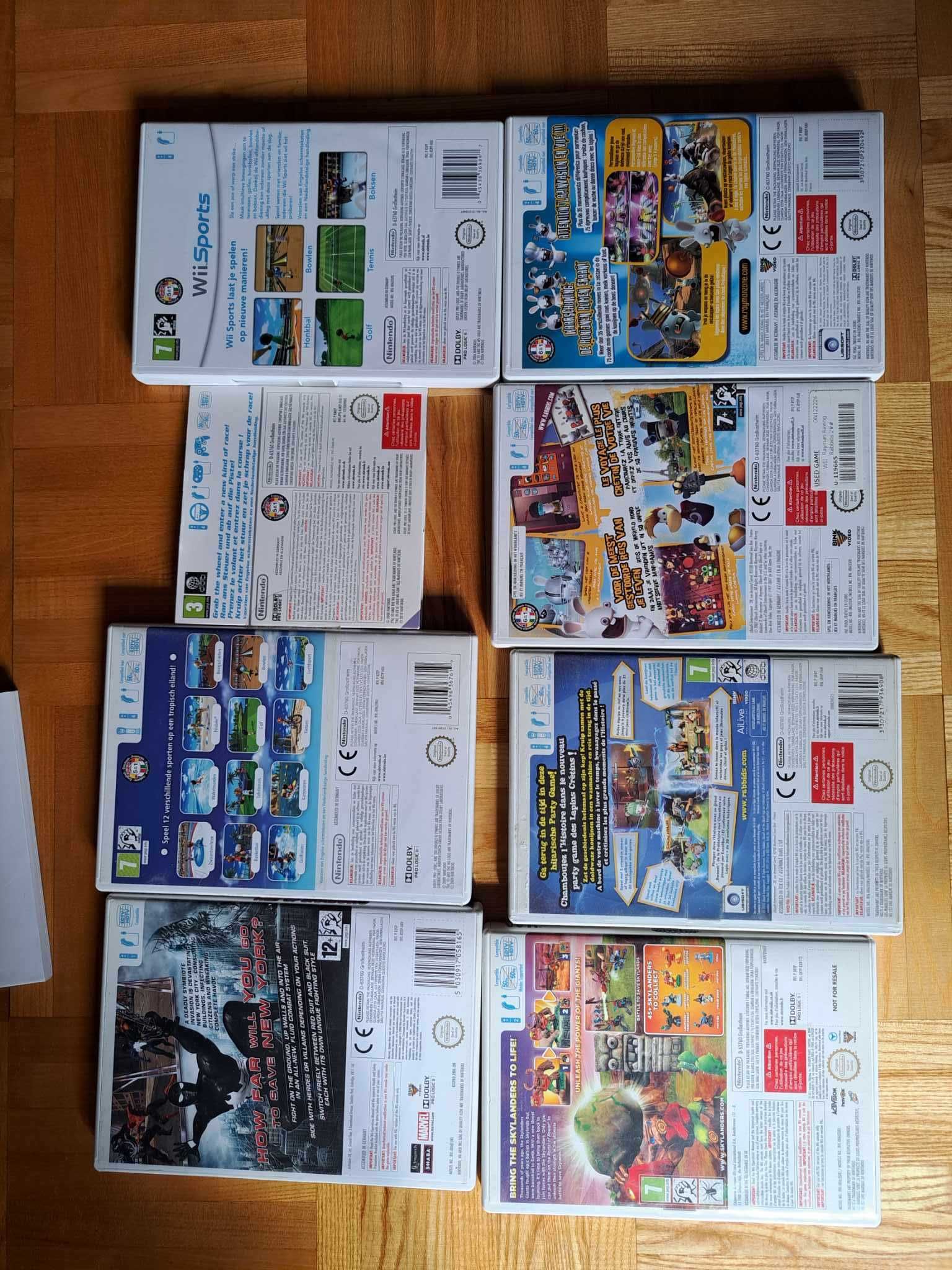 Konsola Nintendo WII + 8 gier + 14 figurek Skylander