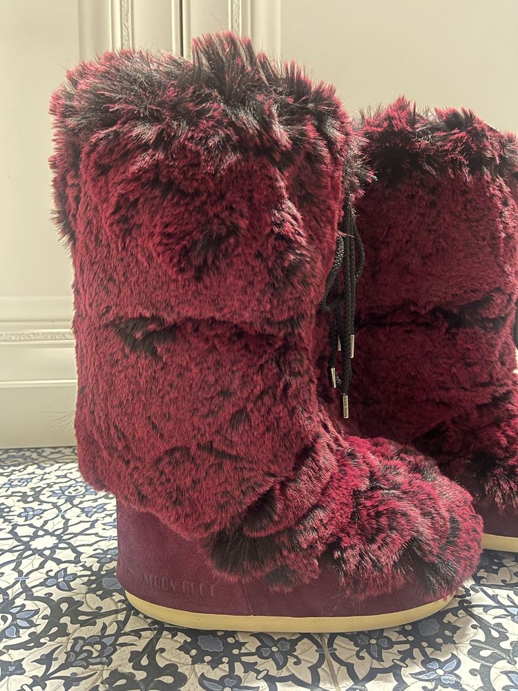 Moon Boot Icon Yeti z futerkiem