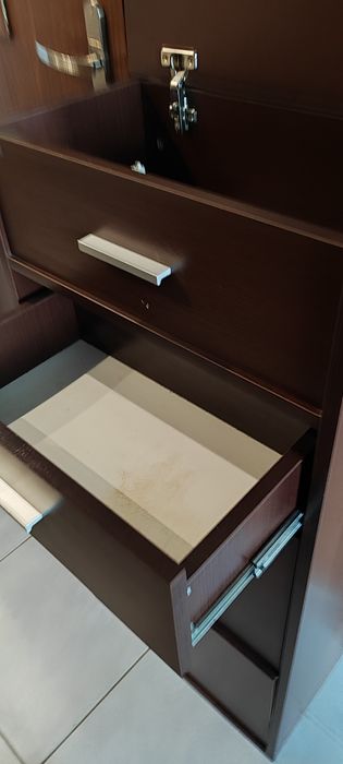 Komplet do przedpokoju szafka na buty i lustro