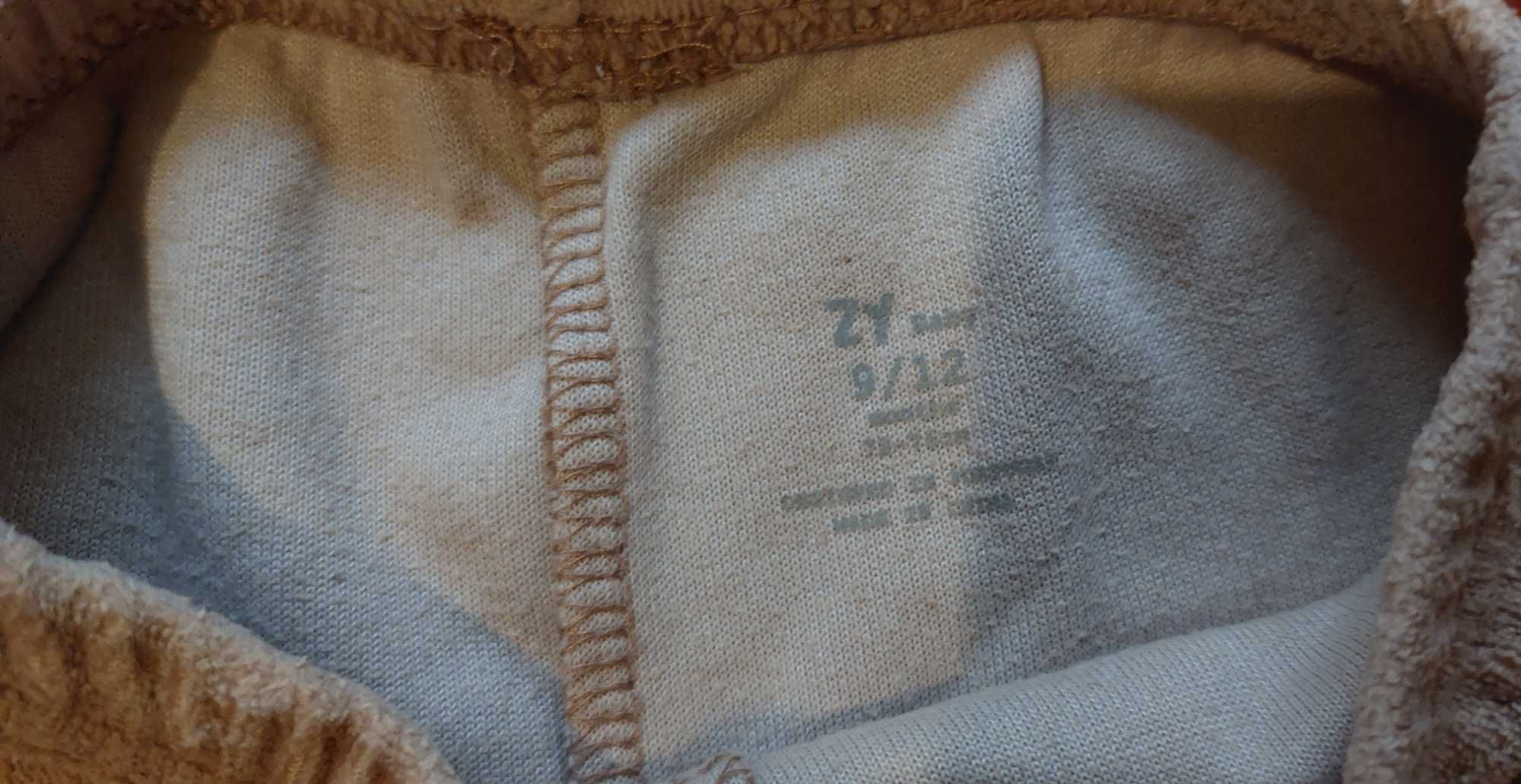 Conjunto Camisola + Calças Branco e Castanho Zippy 6-12 meses