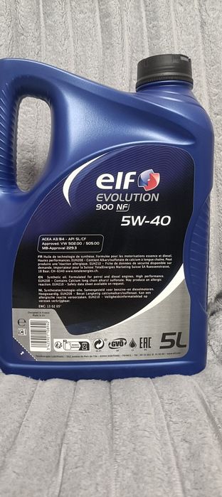 Моторное Масло elf 5w-40