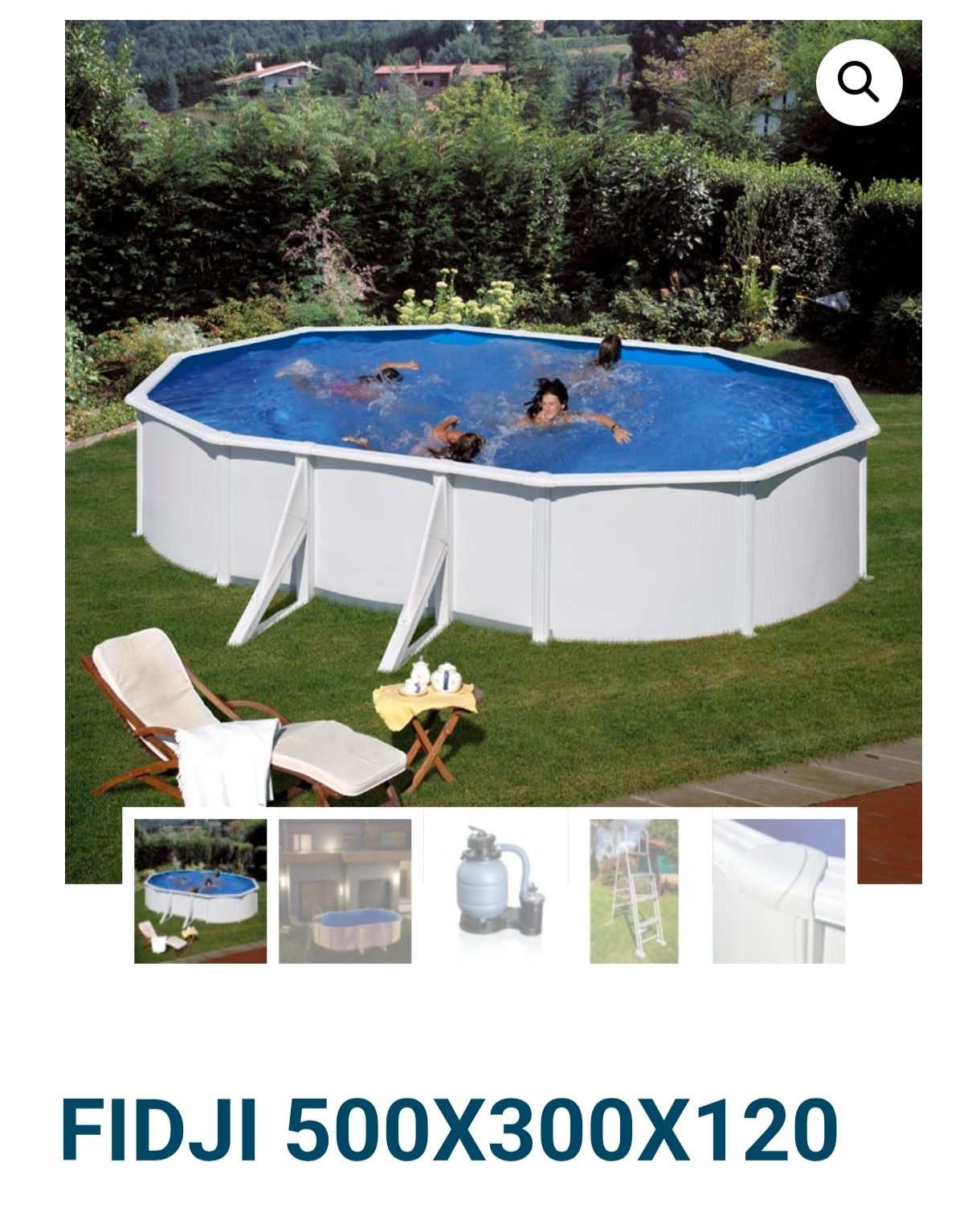 Vendo piscina 5 metros