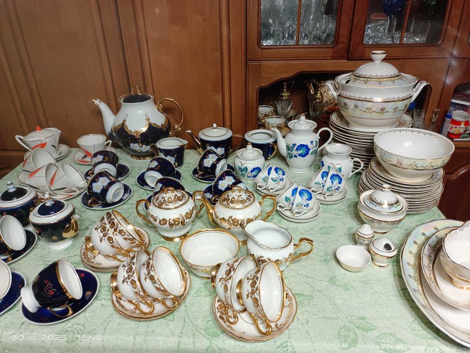 Сервизы , фарфор СССР.