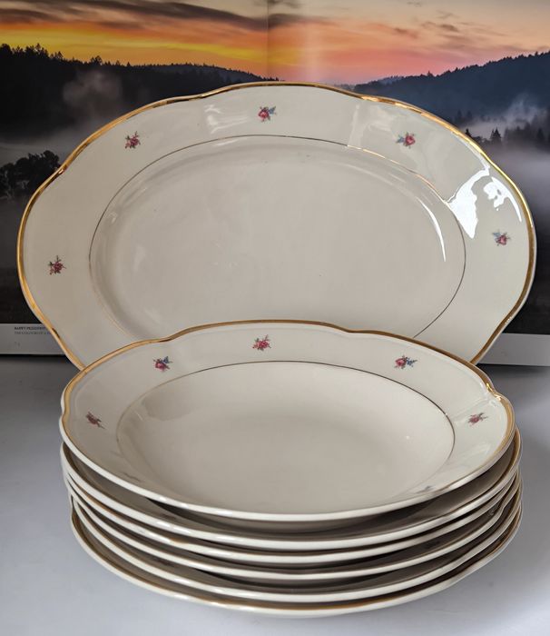 Serwis obiadowy Chodzież piękny stary porcelit