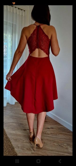 Vestido festa Bordeaux