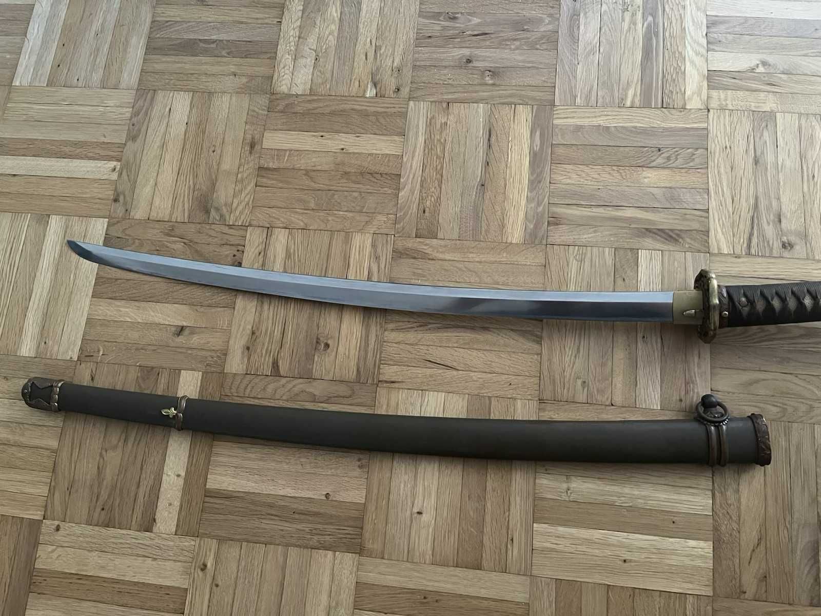 Prawdziwa Katana Japońska oprawa 98 shin guntō [Miecz KOTO] dł. 77,5 c