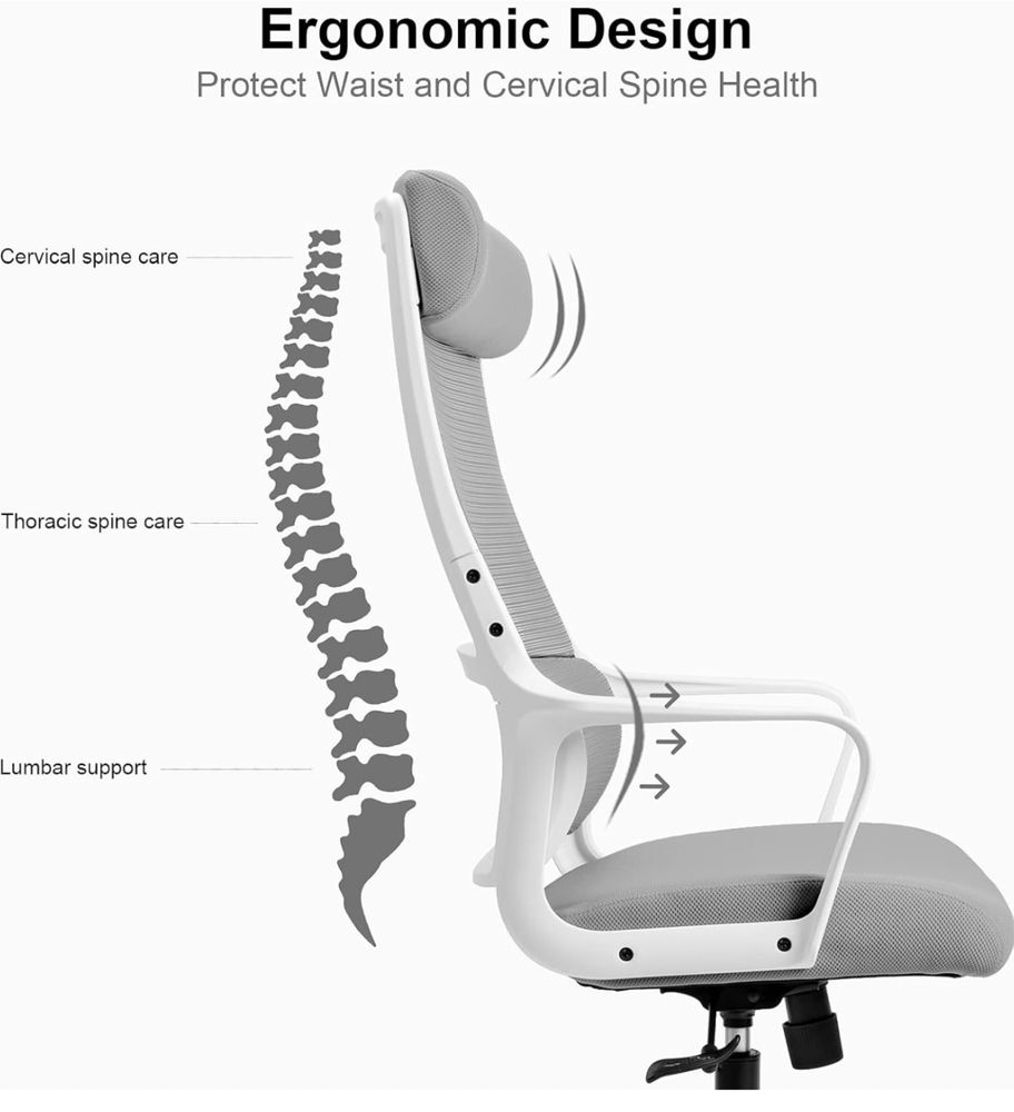 Nowe ergonomiczne krzesło Biurowe Melokea kolor turkus