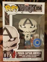 POP! Venom 856 Poison captain America new