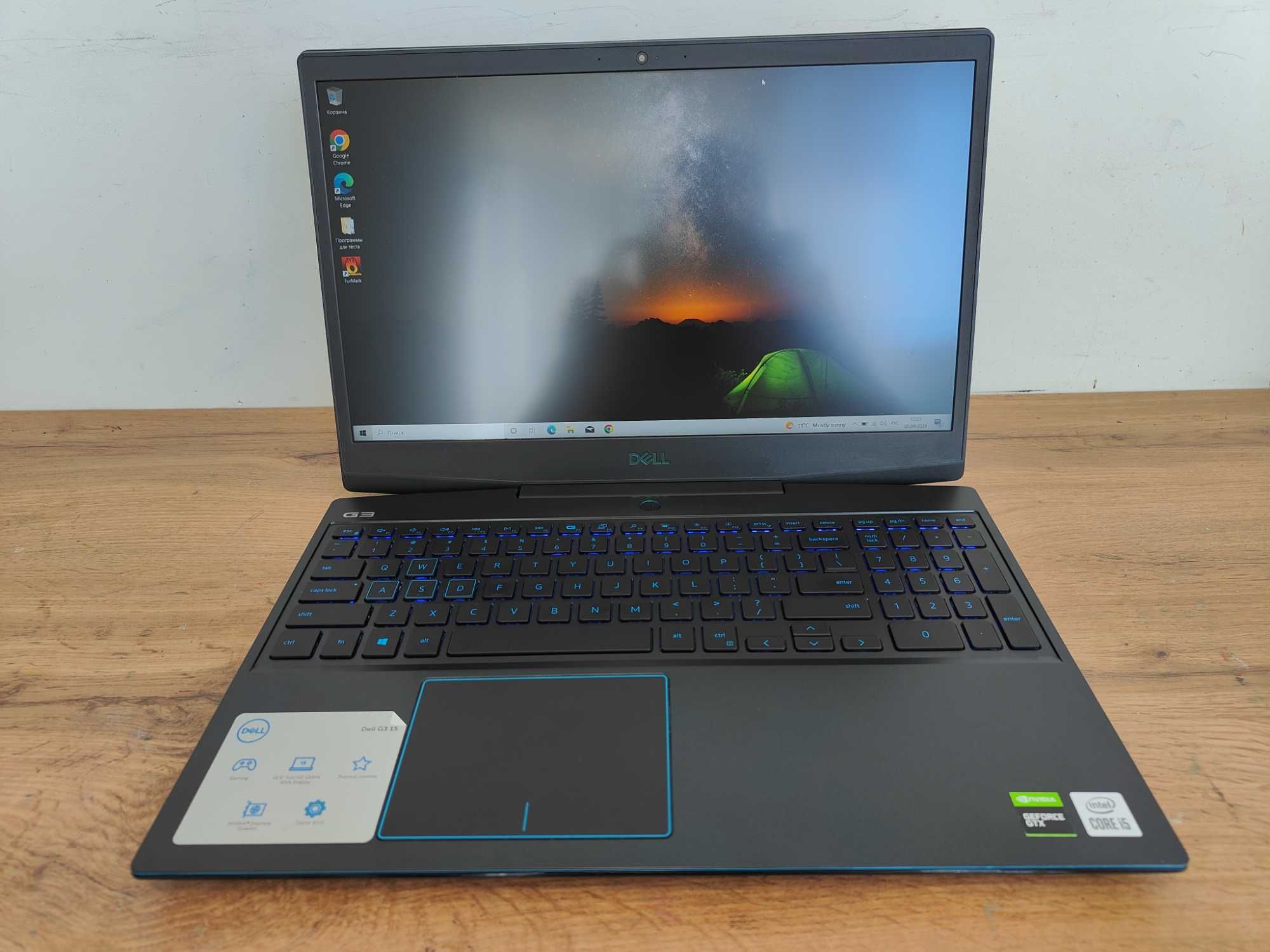 Игровой Dell G3, GTX 1650TI, Intel Core i5-10gn., 16 GB RAM, 512 SSD