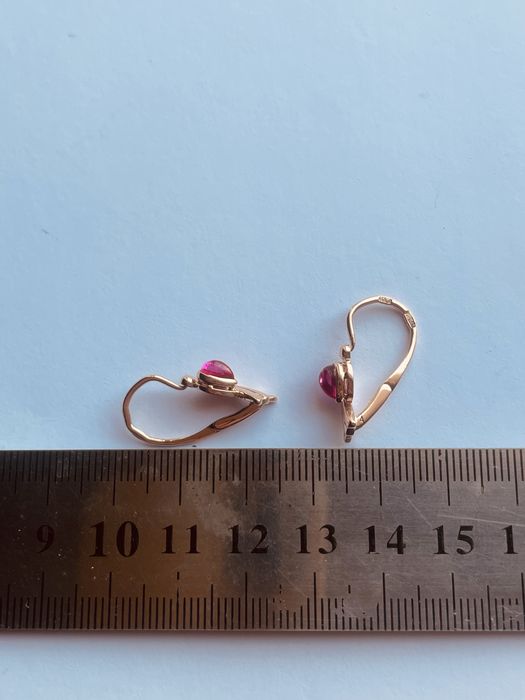 Золотые серьги 583 проба ссср