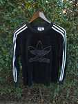 Adidas damska bluza welurowa bawełniana L 40 42