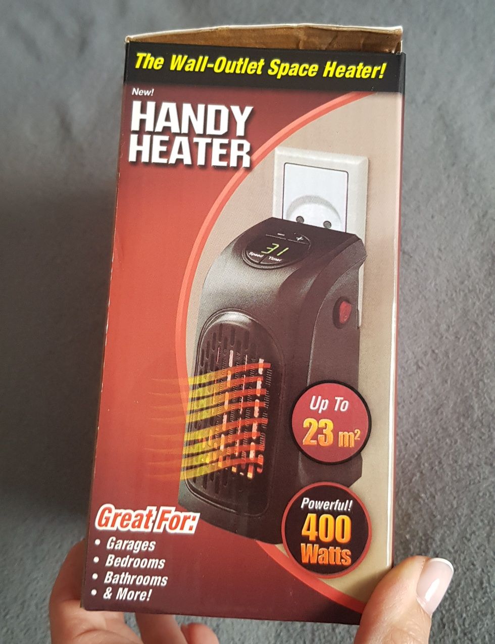 Grzejnik ścienny mini, termowentylator