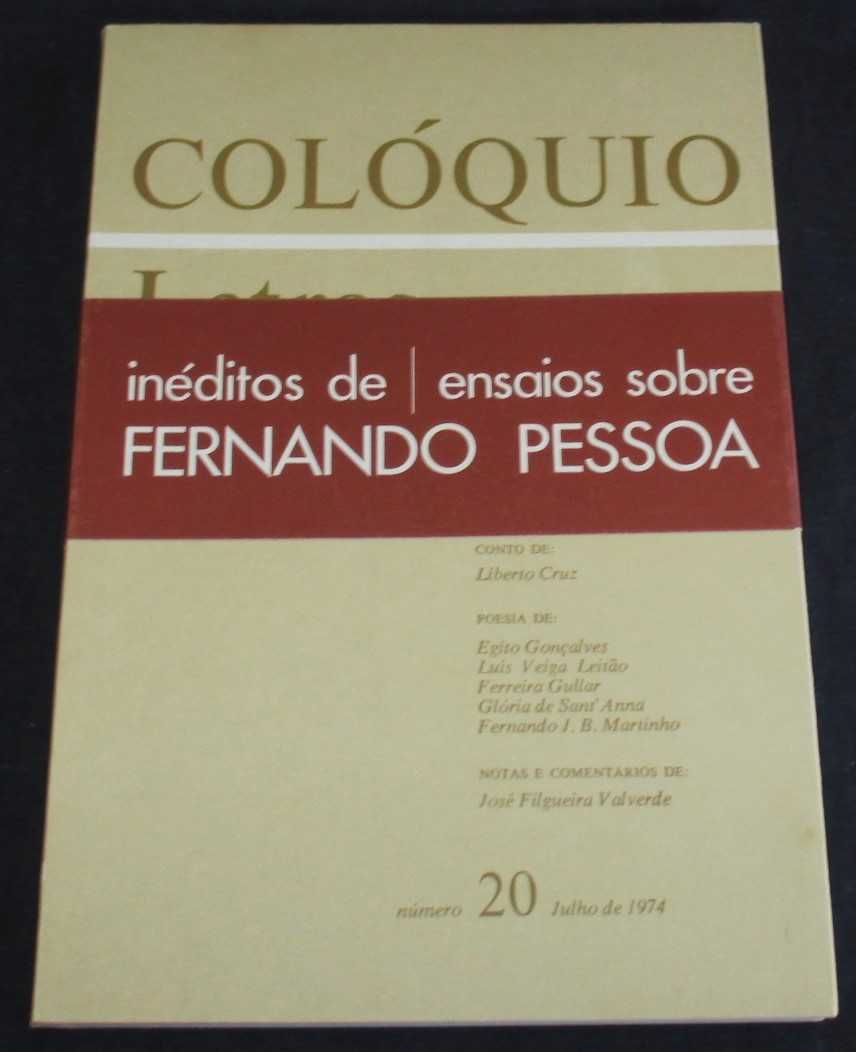 Colóquio Letras n.º 20 Inéditos de Ensaios sobre Fernando Pessoa