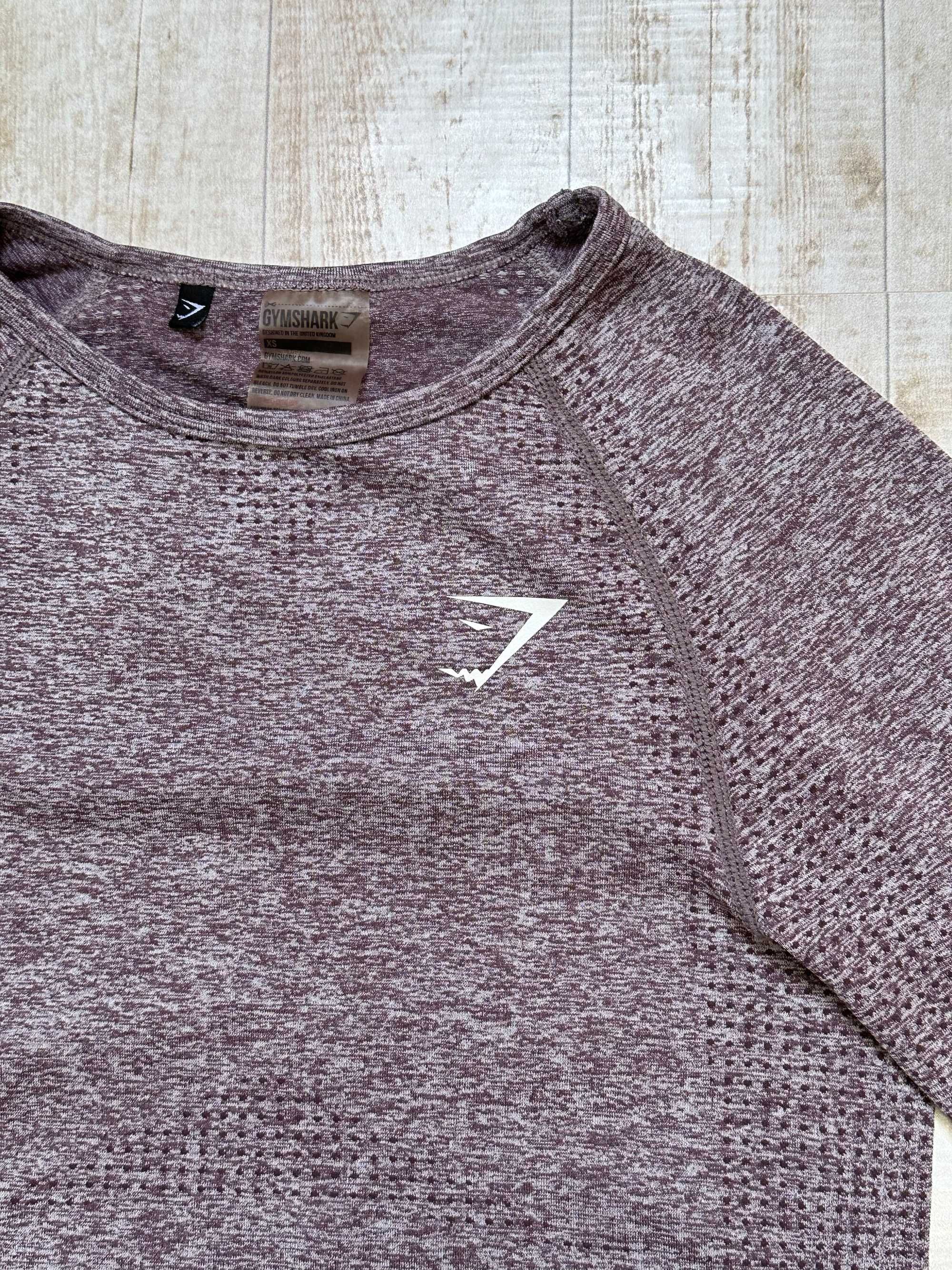 GYMSHARK koszulka techniczna z długim rękawem na siłownię do biegania