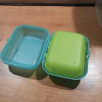 Pojemniki 2 sztuki komplet śniadaniówka tupperware