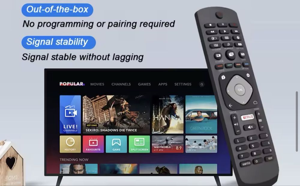 Comando ou controlo remoto para Philips Smart TV, TV LCD LED TVs