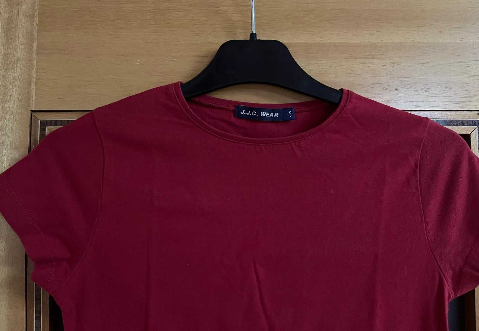 T-shirt bordô - Senhora - Tamanho S