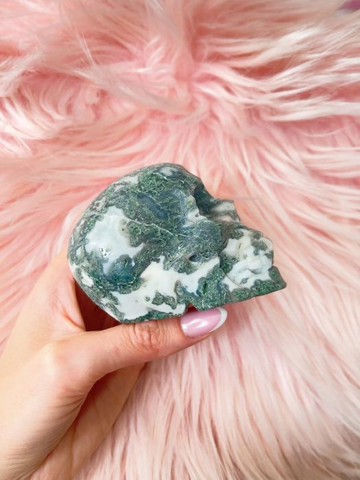 Agat Mszysty Czaszka • Wdzięczność • Obfitość • Regeneracja • Spokój