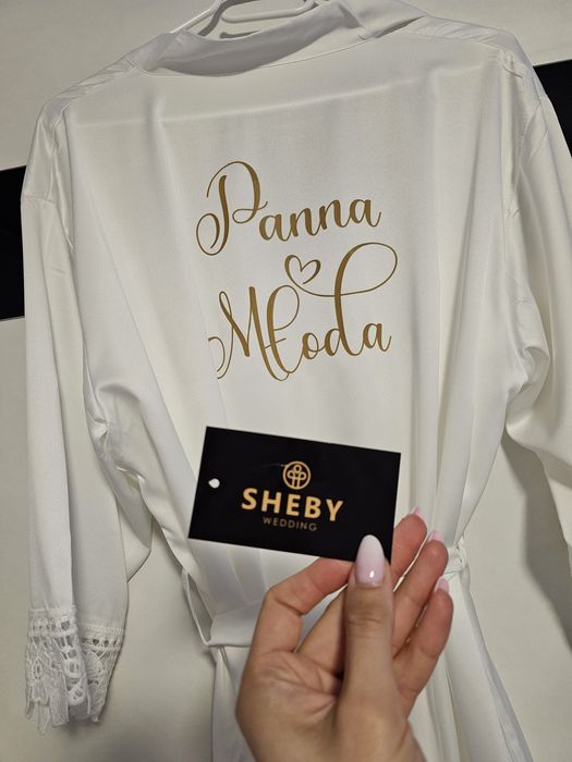 Szlafrok ślubny Panna Młoda Shebywedding
