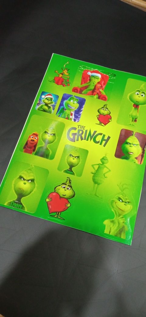 Наклейки гринч детские на дневник grinch телефон