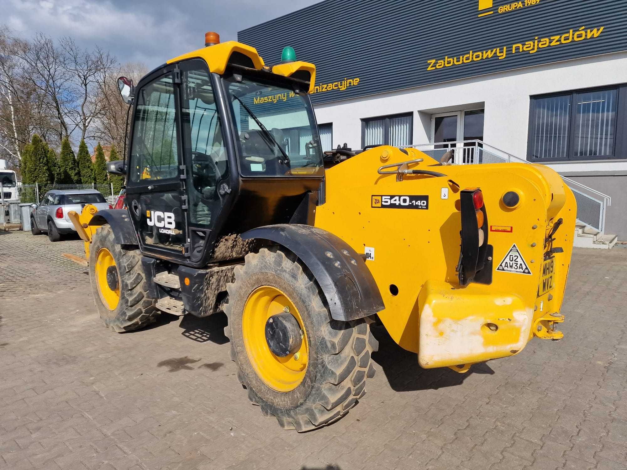 Ładowarka teleskopowa JCB 540-140, 2019rok, klima, UDT 03/25