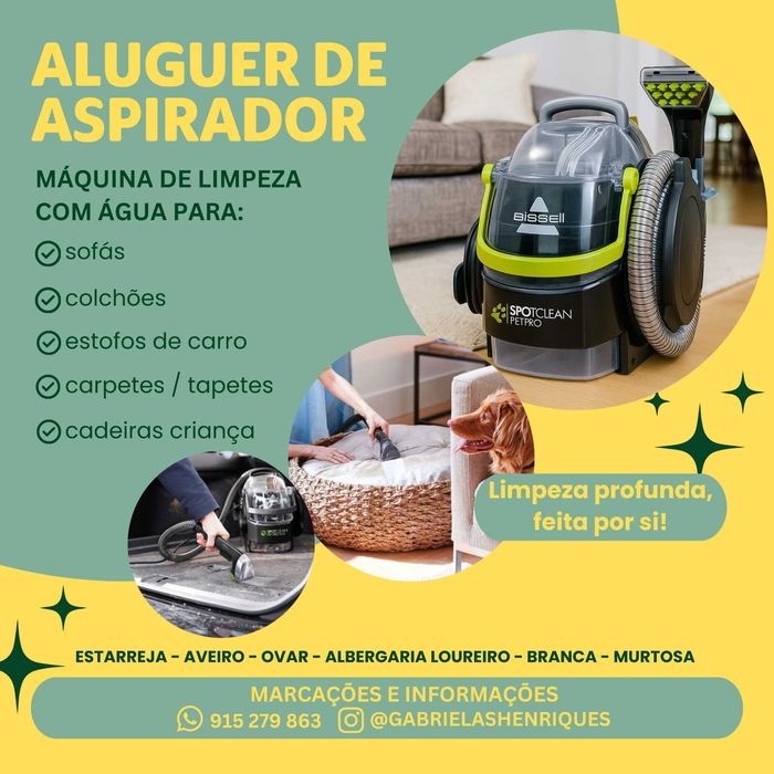 ALUGO máquina / aspirador de limpeza profunda