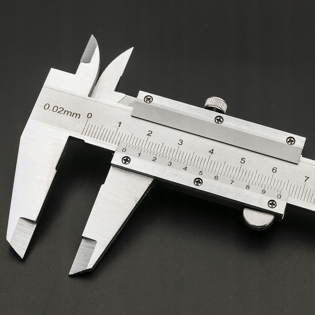 Metalowa suwmiarka analogowa tradycyjna + etui