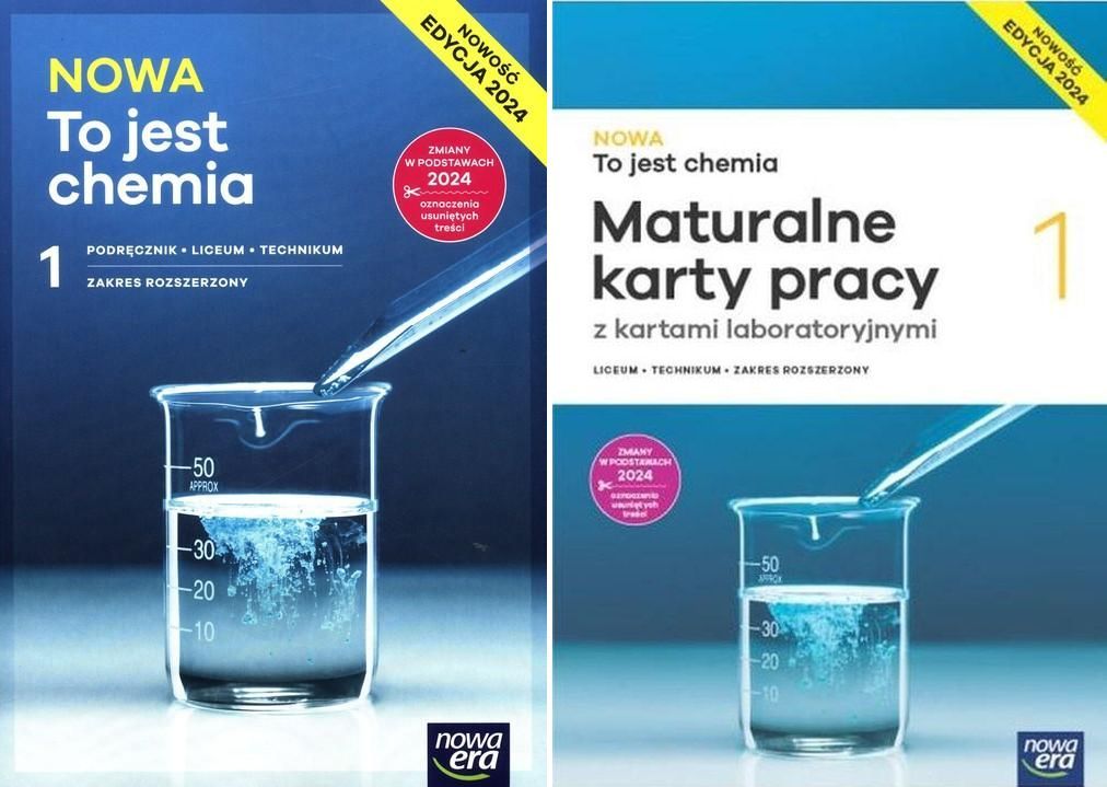 Nowa To Jest Chemia 1 Lo Podręcznik + Karty Pracy Zakr. Rozszerz. 2024