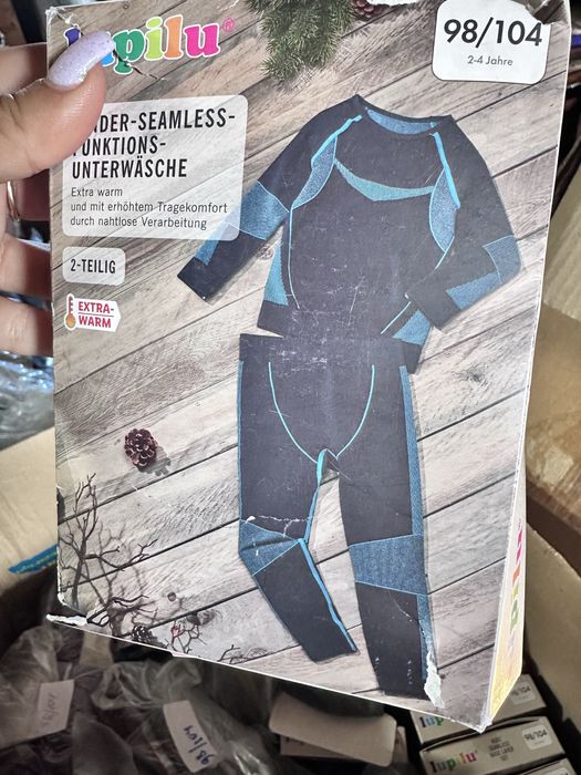 Дитяча безшовна зональна термобілизна Lupilu