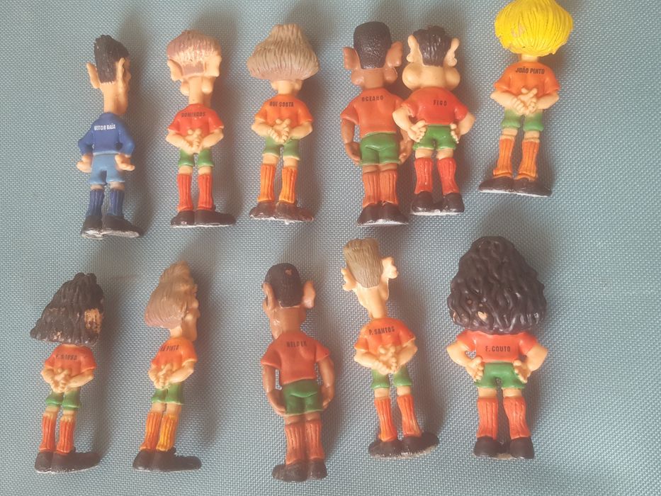 Jogadores caricaturas da seleção nacional de futebol
