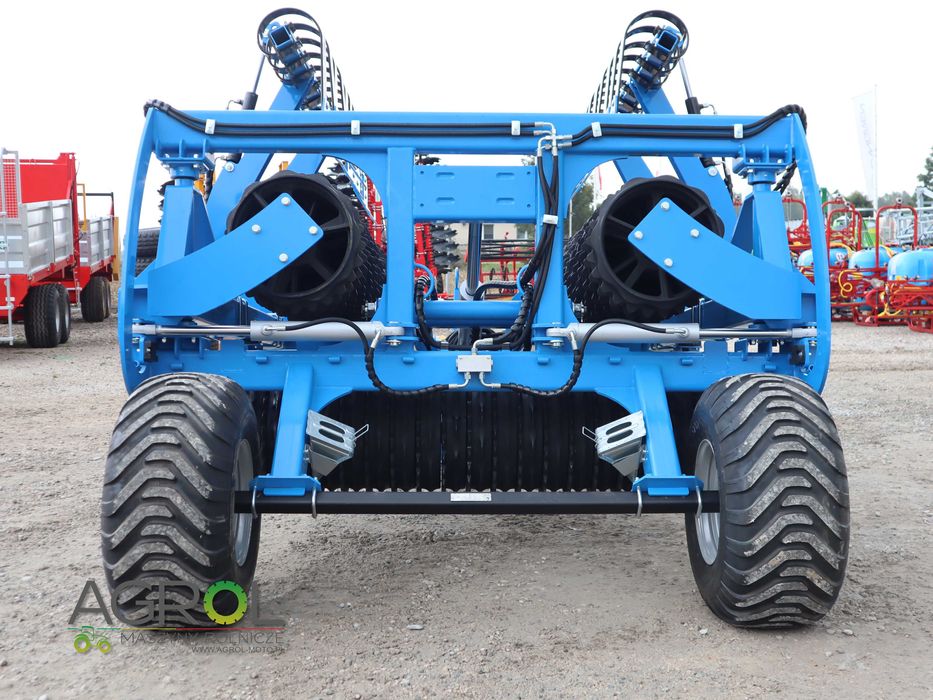 Wał posiewny 6,3m fi 530 Inter-Tech wały na 3 siłowniki ; Włóka ;600mm