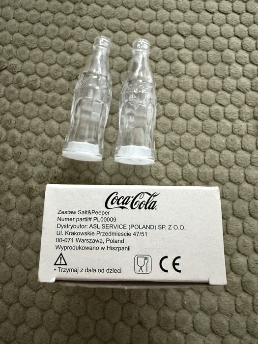 Solniczka i pieprzniczka Coca-Cola Zestaw Salt & Peeper unikat retro