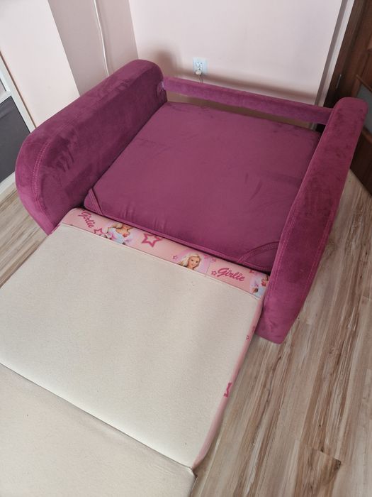 Fotel rozkładany z funkcją spania