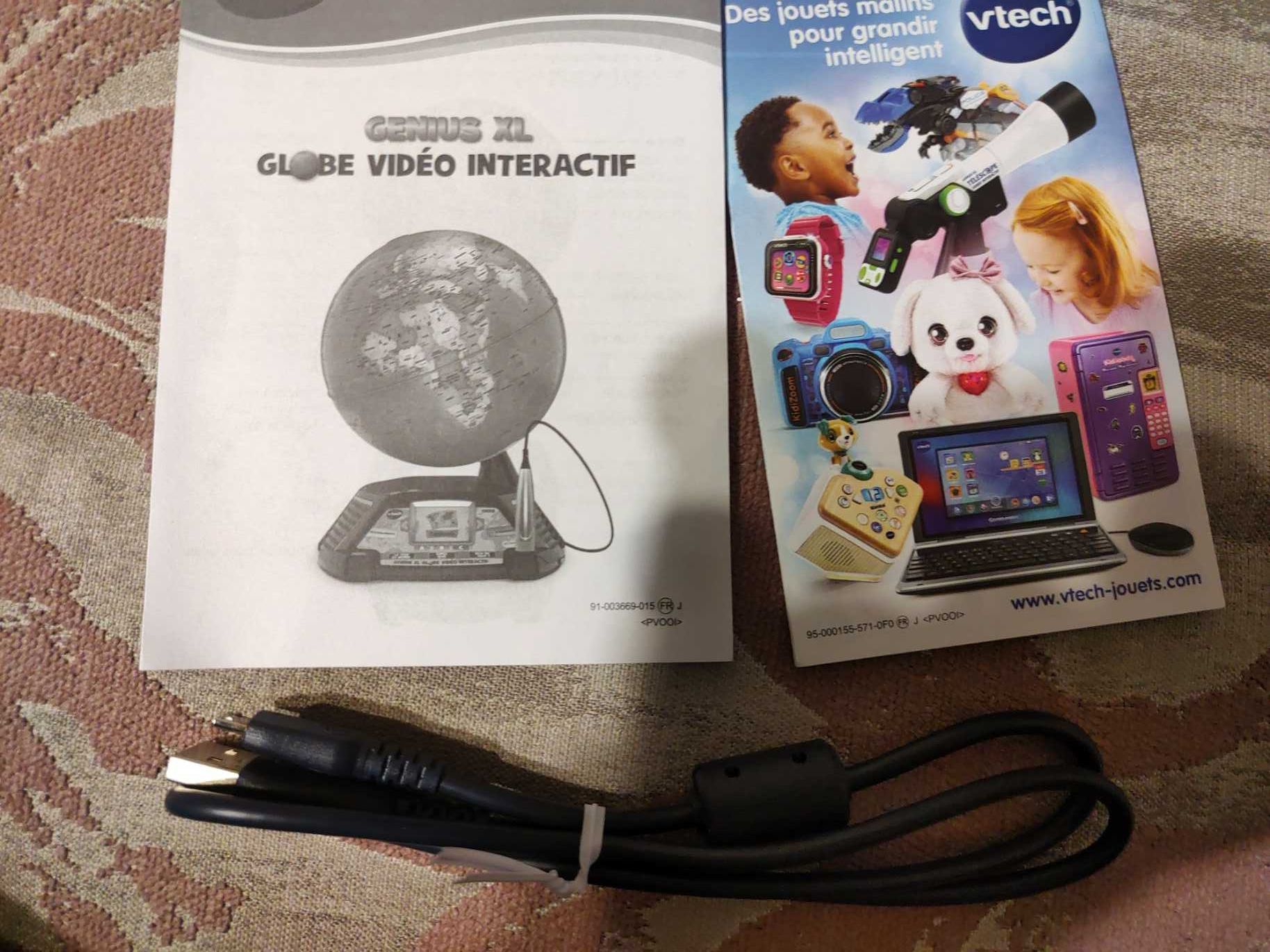 Interaktywny globus Vtech z magicznym piórem