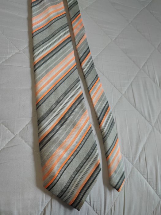 Krawat męski pasiasty