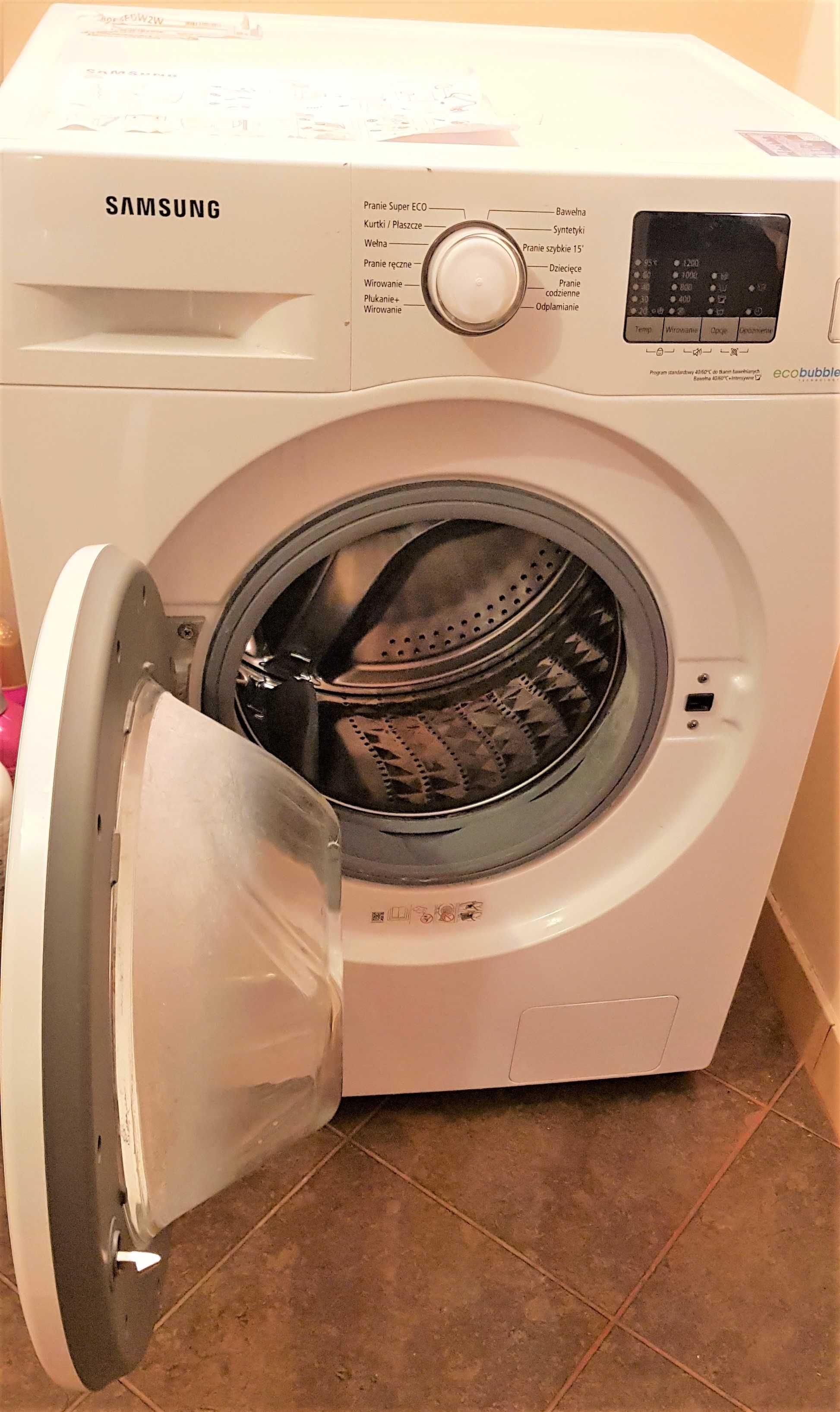 Pralka automatyczna SAMSUNG model 80F5E0W2W- wąż odpływowy  wody