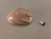 E003 Mysz Bezprzewodowa Optyczna USB Różowa TechRise Do Komputera