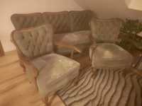Stylowa sofa + 2 fotele
