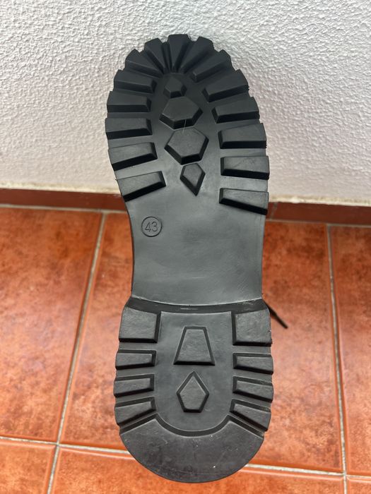 Bota Militar de pele