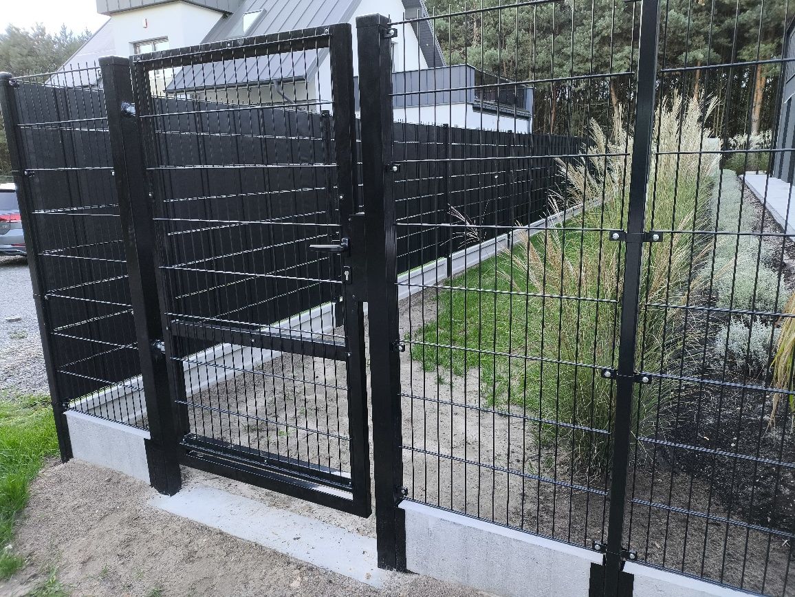 Ogrodzenia panelowe, bramy furtki z montażem.