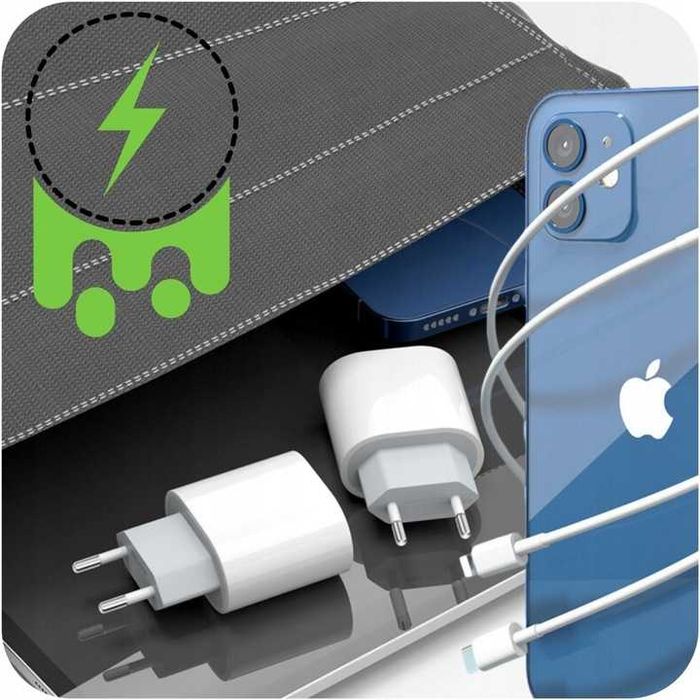 Szybka ładowarka SIECIOWA do IPHONE z kablem TYPu C 20W