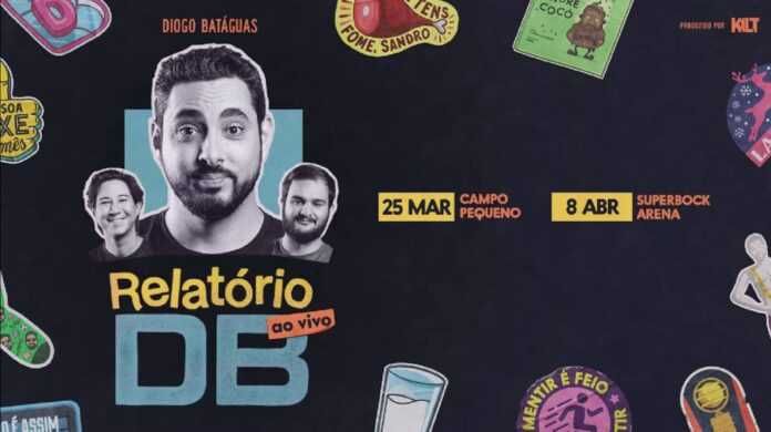 2 Bilhetes Relatório DB ao vivo - Porto - 8 de abril