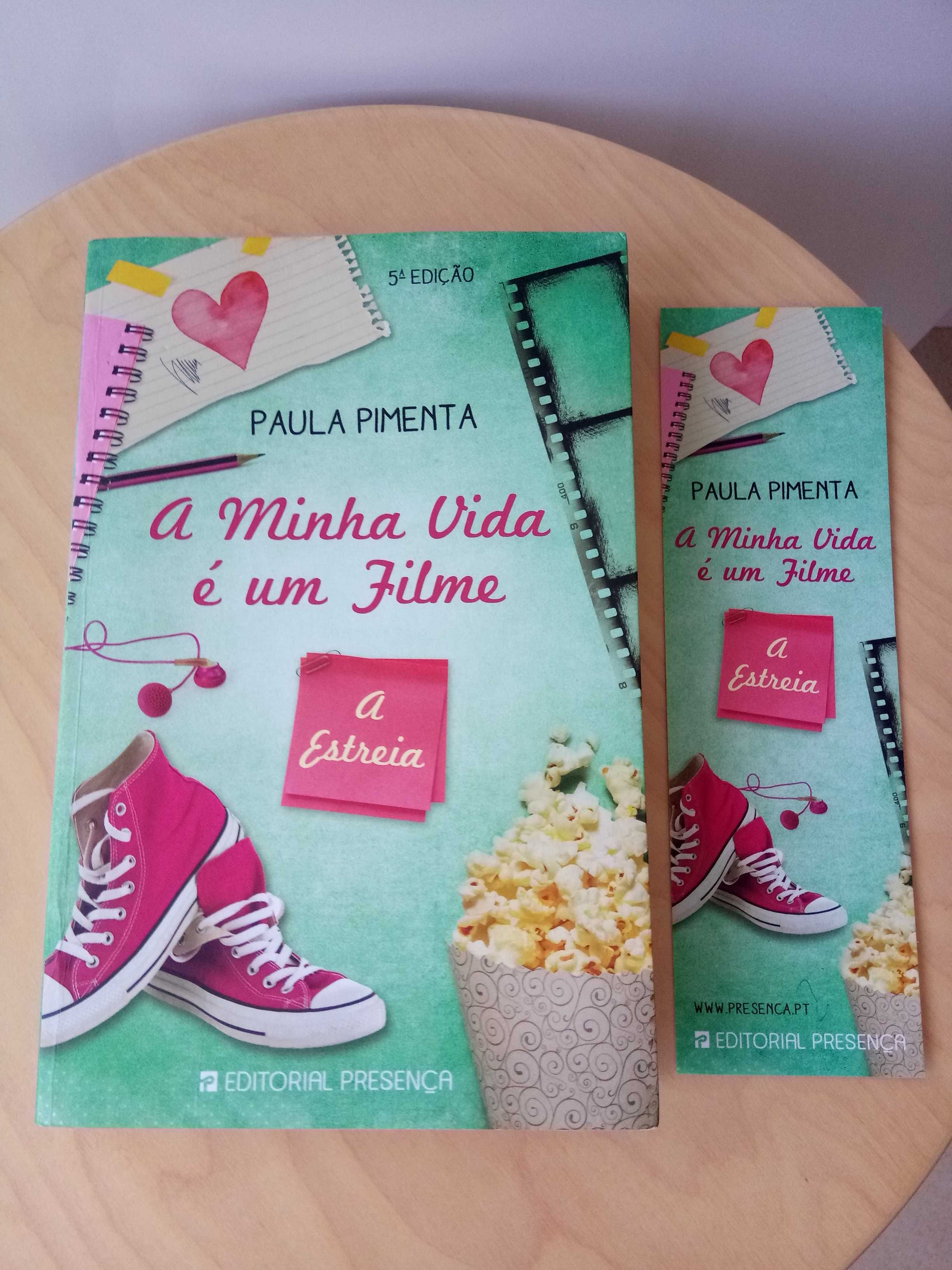 Livro "A minha vida é um filme"  Paula Pimenta